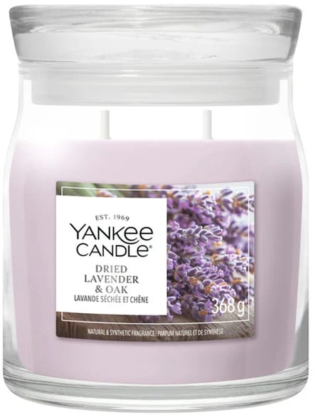 Yankee Candle - Dried Lavender & Oak Medium Jar - tot 50 branduren