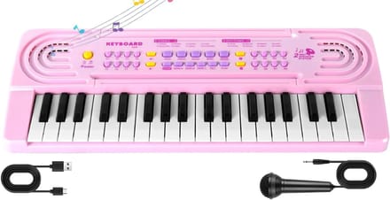 RWB® Digitale Piano - Piano - Elektrische Piano - Roze - 20cm x 40cm x 6cm