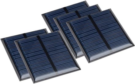 Zonnepaneel Module - Mini Solar Panel - DIY Energie Opladen - Polykristallijn Materiaal - 60 x 60 mm - Blauw