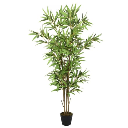 vidaXL Kunstplant bamboe 828 bladeren 150 cm groen