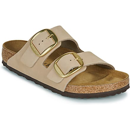 Dames muiltjes Birkenstock Arizona Big Buckle Nubuck Leather