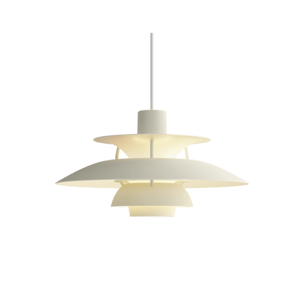 Louis Poulsen PH5 mini hanglamp Monochroom 2024 - pale pewter