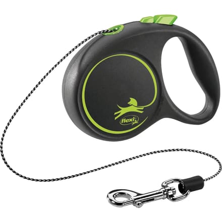 FLEXI | Flexi Rollijn Black Design Cord Groen