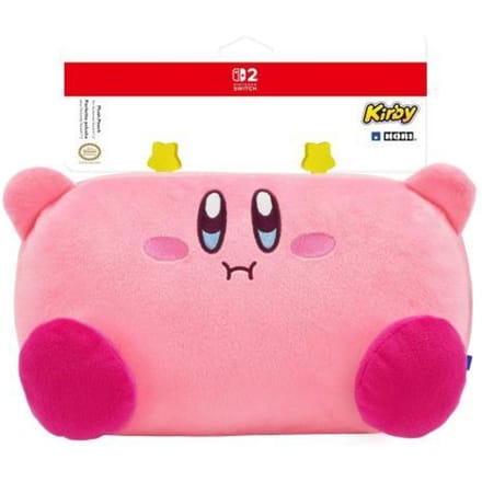 HORI Plush Pouch for Nintendo Switch 2 (Kirby and Waddle Dee) - Pink - Bag - Nintendo Switch 2