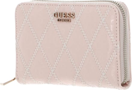 GUESS Portemonnee Adi SLG Zip Around Wallet Light Peach Zalmroze