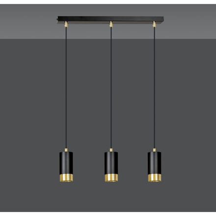 3-lichts hanglamp Kumiko | Loft46