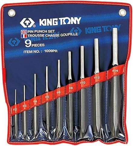 KING TONY 9DLG SPILDOORSLAGENSET 2-14MM