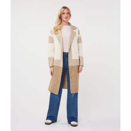 Esqualo vest F26-18510 - Sand melange