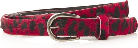 Take-it 2cm smalle riem panter rood 20495 - Maat 95 - Totale lengte riem 110 cm