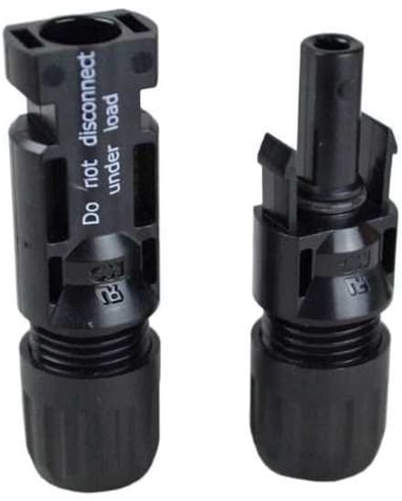 Kabelconnector aansluitstekker MC4 zonnepaneel 1 set