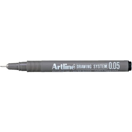 ARTLINE Drawing System Fineliner - 1 stuk - 0.5mm Lijndikte - Zwart