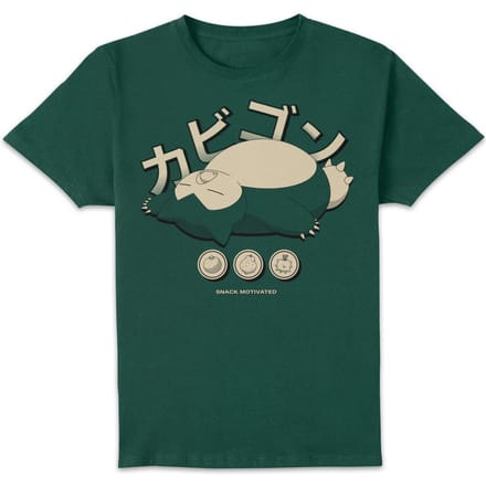 Pokémon Snorlax Relaxation T-Shirt - Green - S