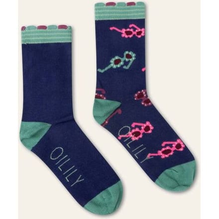Oilily Monmuse Sokken- maat39-41 Estate Blauw