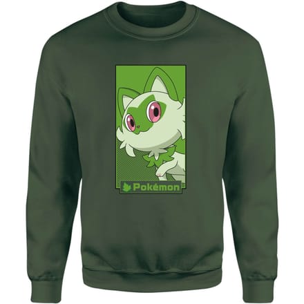 Pokémon Sprigatito Sweatshirt - Green - S