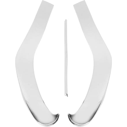 3 stuks ABS Chroom Voorbumperplaat Past Voor Benz E-Klasse W213 20162019 Auto-accessoires white
