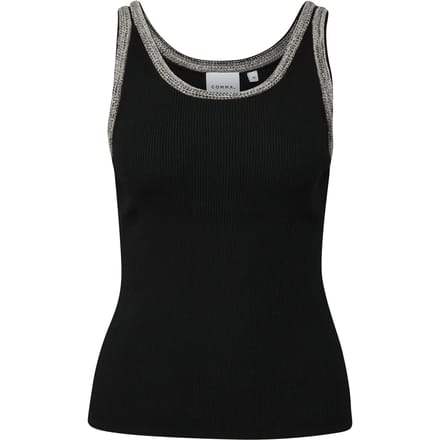Boei Top Met Geperforeerd Bohemian Patroon Dames COMMA
