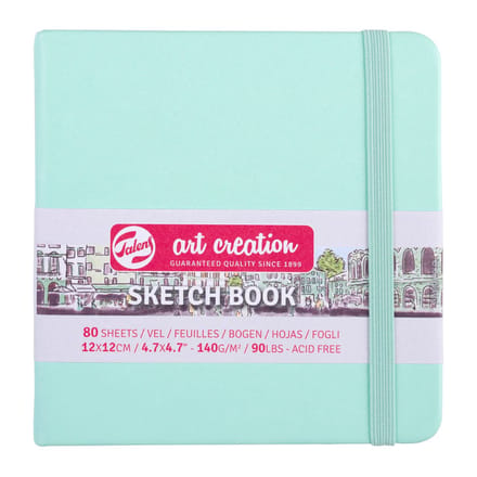 Talens Art Creation schetsblok 12x12cm - 80 vellen - turkoois