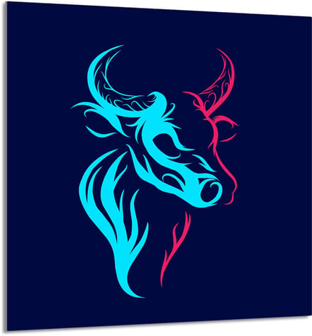 TMK ArtDeko - Glas Paneel - Keukens - 60x65 cm - Hartglas