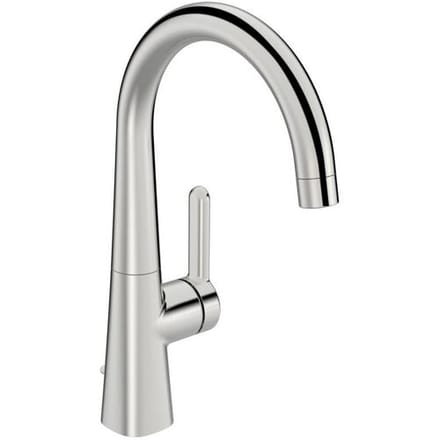 Hansa Designo - Wastafelkraan met draaibare uitloop en afvoer, chroom 51032293