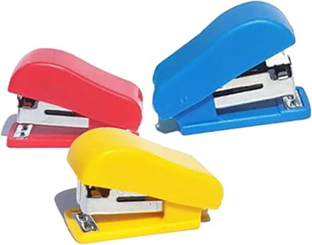 Allecto Plus - Mini-nietmachine set van 3 stuks voor thuis, school en kantoor