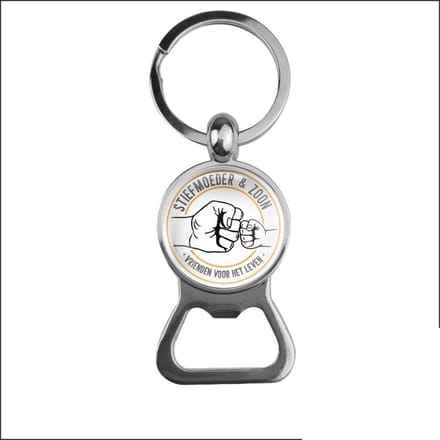 Bieropener Glas - Stiefmoeder & Zoon