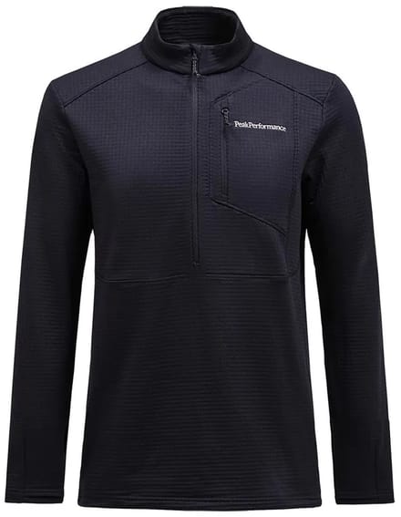 Peak Performance Trail Polartec Fleece Met Halve Rits Zwart S Man
