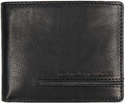 TOM TAILOR portemonnee Devon Jeans Wallet Black zwart