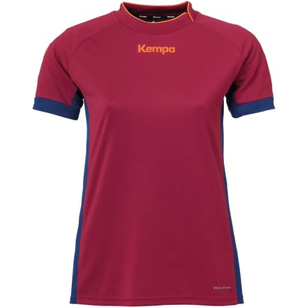 Kempa Prime Shirt Dames - sportshirts - bordeaux - Vrouwen