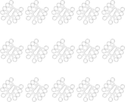 150 Stuks Pellet Aasband Micro Aasringen voor Effectieve Visserij Accessoires