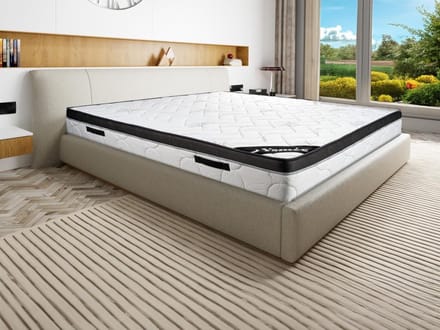 Vente-unique Matras 160 x 200 cm van schuim van 30 cm dik - SOLAK van YSMÉE L 200 cm x H 30 cm x D 160 cm