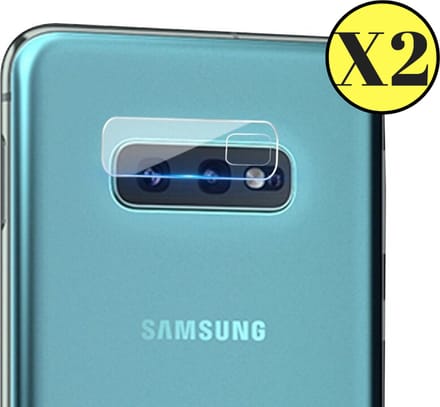 Camera Protector voor Samsung Galaxy S10E - 2 stuks van glas Transparante glazen