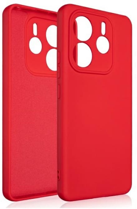 Beline - Silicone Etui - Xiaomi Redmi Note 14 - Rood - Stijlvol Design