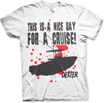 Dexter Heren Tshirt -L- A Nice Day For A Cruise Wit