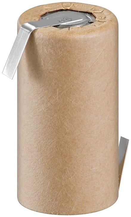 Goobay Sub-C, 1500 mAh, Soldeerstrip (Z) oplaadbare batterij, 1 stk. onverpakt, Nikkel-metaalhydride-accu (NiMH), 1,2 V, met kartonnen mantel