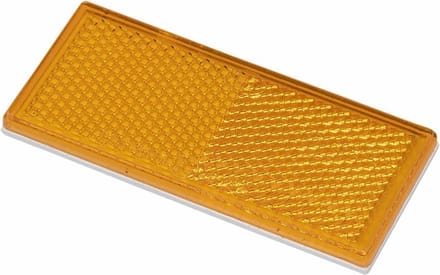 ProPlus Zelfklevende oranje reflector - rechthoekig - 85 x 40 mm - E4-gekeurd