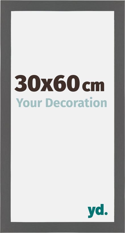 Your Decoration - Fotolijst 30x60 cm - MDF - Antraciet - Mura
