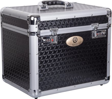 Imperial Riding - Grooming Box Shiny - Black Glitter - 38x28x32 cm