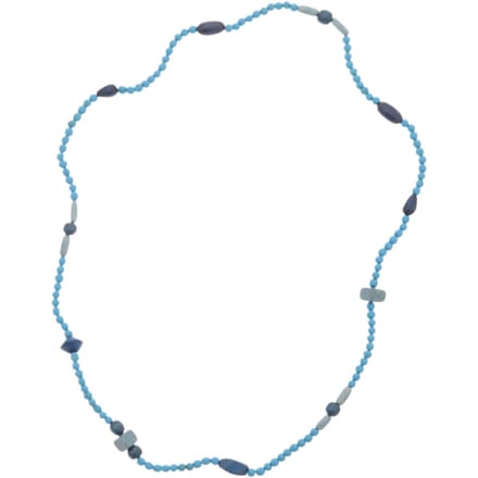 Behave – Lange ketting blauw – Boho look – Vintage kralenstijl