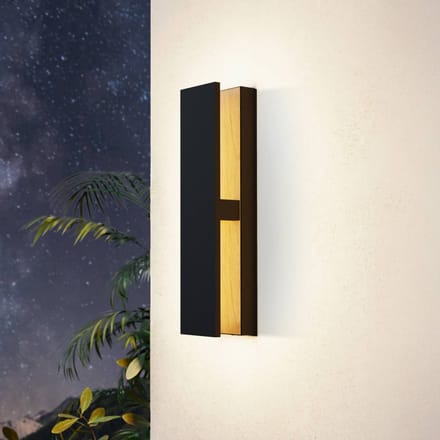 EGLO Costorio LED buitenwandlamp, indirect, zwart