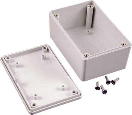 Hammond Electronics 1591XXEBK – Universele behuizing – 193 x 113 x 62 mm – ABS – Zwart