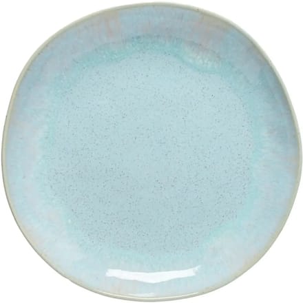 Costa Nova - servies - ontbijtbord - Eivissa zeeblauw - aardewerk - rond 22 cm