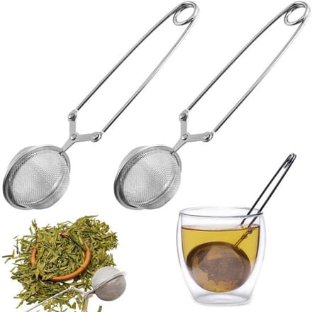 Dailygoods- Theezeef 2 Stuks - Rvs Thee-ei - Infuser voor Losse Thee