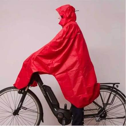 LOWLAND OUTDOOR Fietsponcho - 100% waterdicht (10000mm) - ademend