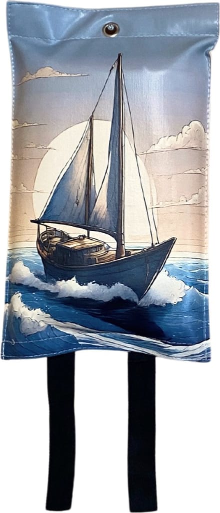 MultiMotion Design blusdeken 120x180cm - Zeilboot - EN1869:1997 gekeurd