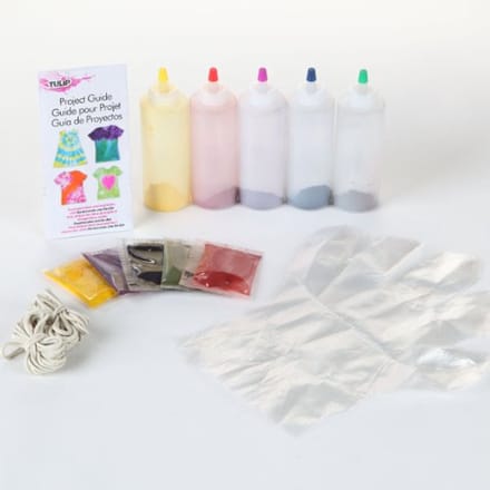 Batik-set voor kleurrijke creativiteit - 5-kleurige One-Step Dye