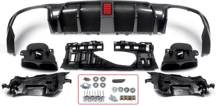 Voorbumper Diffuser Lip - Voor Mercedes W213 E300/E400 (2016-2020) - AMG E63 Stijl - Auto Accessoires