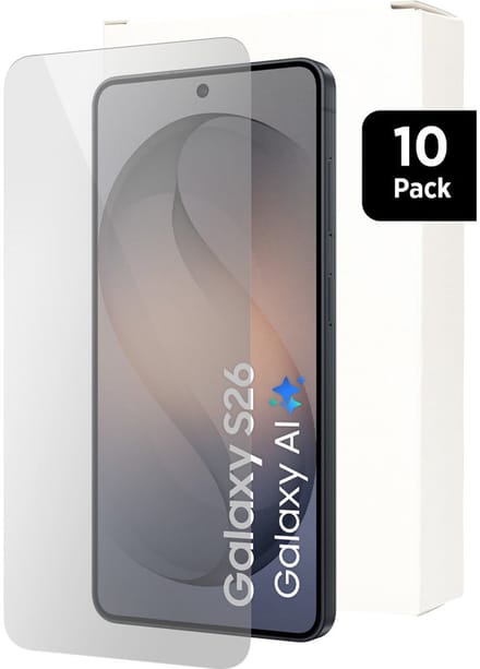 Mobiparts Screenprotector geschikt voor Samsung Galaxy S26 - Gehard Glas - Anti-bacterieel -