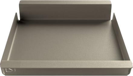 Steellish Dienblad Vierkant - Tray - Aluminium - Taupe - 34 × 28 × 5cm
