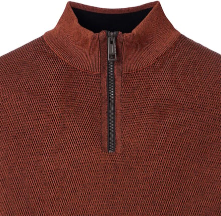 CASA MODA comfort fit schipperstrui - bruin