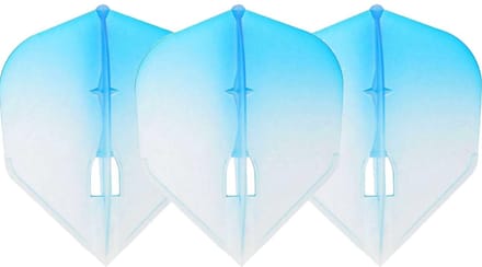 L-Style Champagne L3 Shape 2-Tone CWH×Blue - Dart Flights